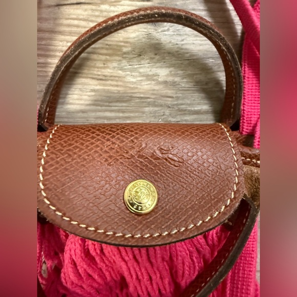 Longchamp Le Pliage Filet large Candy Pink - Picture 3 of 7